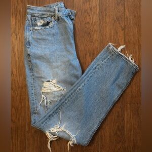 American Eagle Outfitters Light Blue distressed Jeans